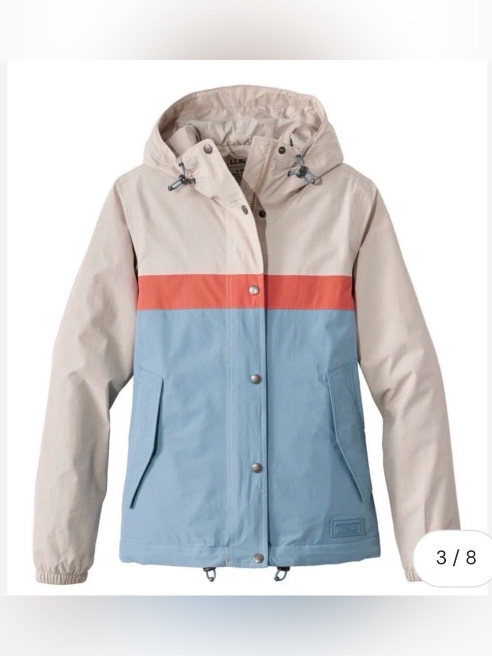 L.L Bean Mountain Classic Rain Jacket Women’s Regular , Large